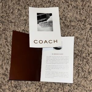 2 Coach care booklets